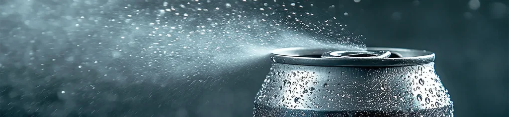 Aluminum can opening